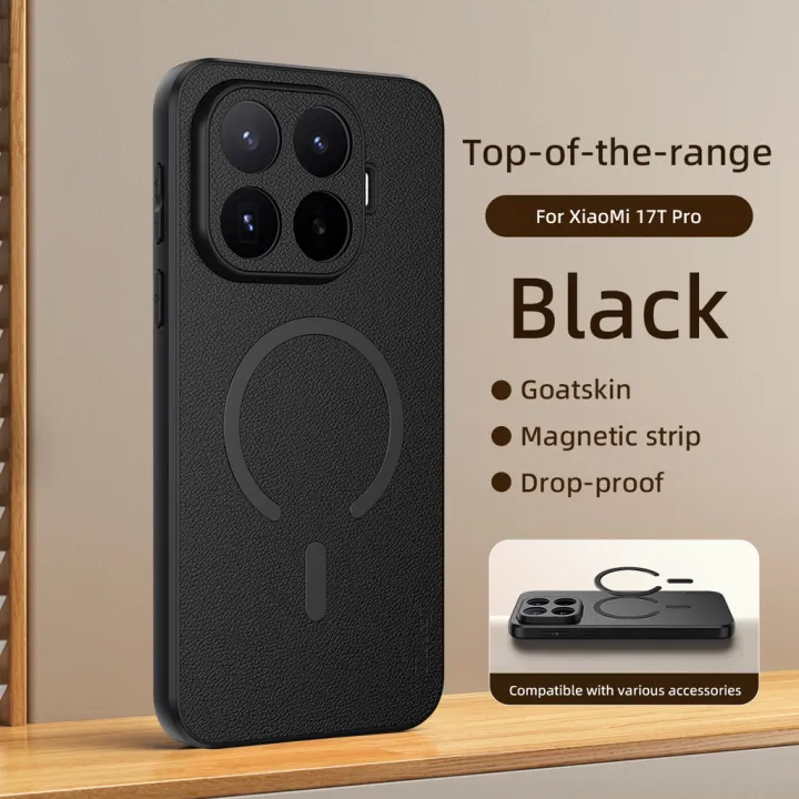 lthmy%20for%20Xiaomi%2017T%20Casing%20Luxury%20Goatskin%20Skin%20Leather%20Phone%20Case%20Wireless%20Charging%20Shockproof%20Protection%20Back%20Hard%20Cover%20-%20Image%203