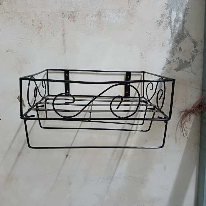 "Black%20Iron%20Quran%20Majid%20Rack%20with%20Zaynamaaz%20Holder%20%E2%80%93%20Wall-Mounted%20Square%20Design,%2012x10x3.5%20Inch%20%E2%80%93%20Easy%20to%20Install,%20Durable%20and%20Modern%20Storage%20%E2%80%93%201%20Pc"%20-%20Image%205