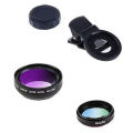 Smartphone Lens Black 0.45X Optical Glass Phone Camera Macro and Wide Angle Lens for Live Broadcast. 