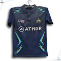 Gujarat Titans Short Short Sleeve Collar Polo IPL Jersey For Men - GT IPL Jersey - Gujrat Jersey 2024-2025. 