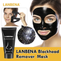 LANBENA Blackhead Remover Face Mask Charcoal Peel Off Black Mask Oil-Control Nose Black Dots Mask Acne Deep Cleansing Skin Care-50gm.