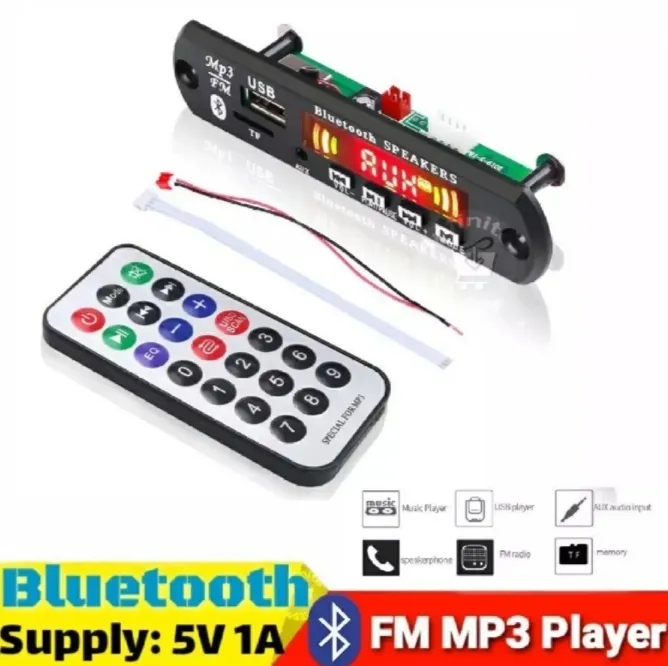 Bluetooth%20MP3%20Decoding%20Board%20Module%20with%20Remote%20-%20Black%20+%20White%20-%20Image%202
