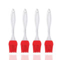 1Pcs Silicone Oil Brush - Kitchen BBQ Grill Baking Cooking Silicone Basting Pastry Brush - Multicolor. 