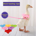 1Pc Cute Pet Harness Adjustable Stainless Long Rope Leash for Duck Chickens Outdoor.