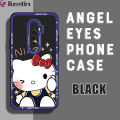 Jizetin for OPPO Reno 2 Back Cover Sweet Kitty Lens Full Protection Frame Phone Case Soft TPU Shockproof Mobile Phone Cases.