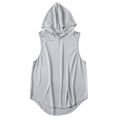 Men Gym Clothing Bodybuilding Stringer Hoodie Men's Tanks Tops Muscle Hooded Fitness Shirt Vest Solid Sleeveless Sportswear. 