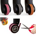 New 4PCS Luggage Wheels Protector Silicone Wheels Caster Shoes Travel Luggage Suitcase Reduce Noise Wheels Cover Accessories.