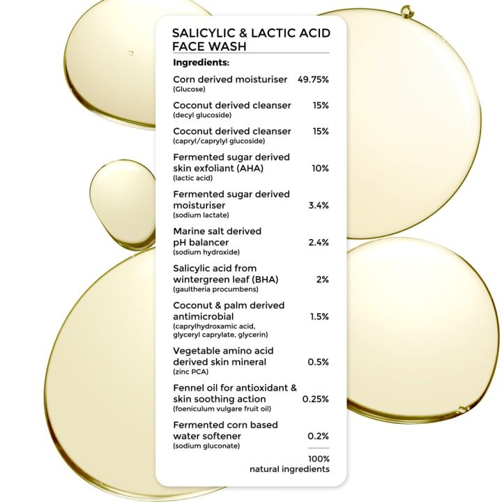Brillare%20Salicylic%20&%20Lactic%20Acid%20Face%20Wash%20Useful%20for%20Clear%20Acne%20Prone%20Skin%20100%25%20Natural%20with%20Salicylic%20Acid%20-%20Image%202