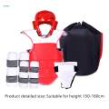 5x Taekwondo Protective Gear with Arm Leg Guards Boxing Headgear Full Protection for Grappling L. 