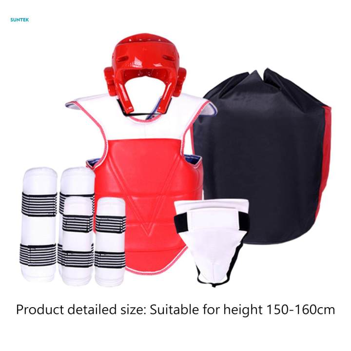 5x%20Taekwondo%20Protective%20Gear%20with%20Arm%20Leg%20Guards%20Boxing%20Headgear%20Full%20Protection%20for%20Grappling%20L%20-%20Image%209