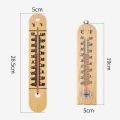 Sanyin log thermometer, indoor and outdoor greenhouse warehouse refrigerator, red kerosene glass rod thermometer, wall mounted accurately. 