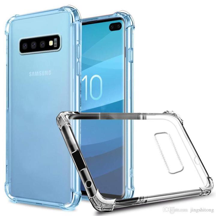 Samsung Galaxy S10 Plus Premium Silicone Case Crystal Clear Soft TPU Ultra-Thin Transparent Flexible Protective Mobile Phone Back Cover