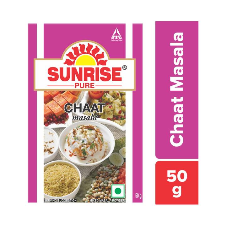 Indian Imported Sunrise Pure Chaat Masala - 50gm