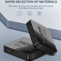 1x2 HDMI Splitter t 1080p 4K  HDCP Stripper 3D Splitter wer    1 in 2 ou HDMI Splitter For HDTV DVD PS3 Xbox-black. 