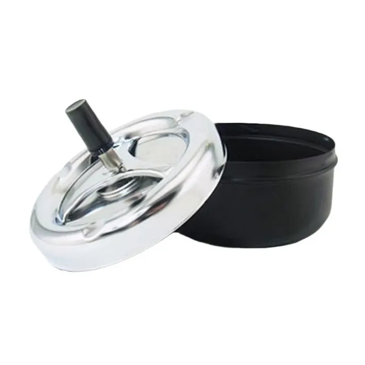 1pcs%20Stylish%20Metal%20Windproof%20Press%20Rotating%20Lid%20Home%20Office%20el%20Flame%20Retardant%20Ashtray%20For%20%20Cylinder%20r%20Gift%20-%20Image%204