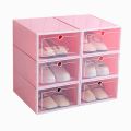 shoe boxes stackable-6 * shoe box-Pink. 