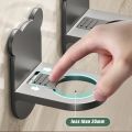 Durable Kitchen Wall Hanger Shampoo Holder Soap Bottle Rack Punch Free Hand Soap Dispenser Shelf Shower Gel Hook Bathroom Storage Artifact.