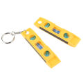 Portable Spirit Level Mini 3 Bubble Level with Keychain Torpedo Magnetic Gradienter Level Measuring. 