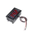 Red 0.56 inch Mini Digital Voltmeter DC 0-30V Voltage Panel Meter For 6V 12V Electromobile Motorcycle Car 3 Wires. 