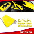Reflective Waterproof Car Sticker |Self-Adhesive Reflective Safety Warning Sticker for Trucks All Car, Bike, Interior Design, Floor, Kitchen Furniture, Bicycle Motorcycle-48 inch/12 inch.