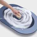 Super Absorbent Bath Mat with Non-Slip Bottom - Easy to Clean Bathroom Rugs - 40x60cm (Blue Colour).