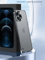 Luxury Electroplated Metal Frame For IPhone 13 12 11 Pro Max 12Pro 13Pro Acrylic Back Plate Lens Protective Cover Phone Case Outlier Aeuinv.
