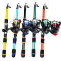 Spinning Fishing Rod 1.5m-1.8m Max Drag 5kg Telescopic Rod Long Throw Fishing Rod Fengshi.