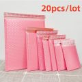 20pcs Bubble Mailers Pink Poly Bubble Mailer Self Seal Padded Envelopes Gift Bags Black/blue packaging for small businesses.