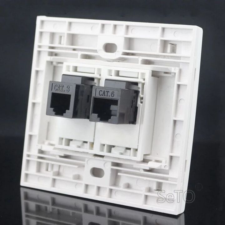%E3%80%90YIYANGMAOYI111%E3%80%91SeTo%20Type%20Gigabit%20RJ45%20CAT6%20Network%20Lan%20+%20Telephone%20Wall%20Plate%20Outlet%20Socket%20Keystone%20plate%20-%20Image%203