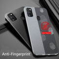 Biruiqu For Samsung Galaxy M21 Shockproof Anti Slip Soft TPU Sandstone Matte Back Case Cover. 