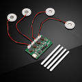 USB Mini Humidifier DIY Kit | 4-Way Mist Maker Fogger Atomizer with Driver Circuit Board | 5V Ultrasonic Atomization Film with Holder. 