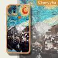 Chenyyka Case For Redmi 9C NFC Case Fashion Colorful Oil Painting Thin Shockproof Square Edge Silicone Casing Full Cover Camera Protect Cases Softcase.