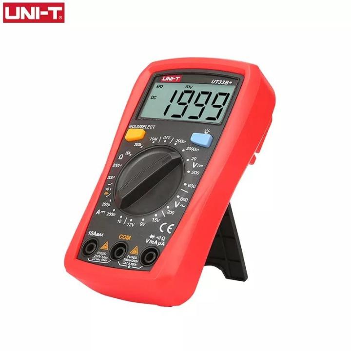 UNI-T%20UT33B+%20%20Digital%20Multimeter%20-%20Auto%20Backlight%20Off%20-%20Loud%20Buzzer%20-%20Ergonomically%20Designed%20Rotary%20Switch%20-%20Battery%20Tester%20-%20Image%207