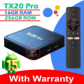 TX20 Pro 12K ULTRA HD Android Smart TV Box Free Dish Channel, Bluetooth Remote with Warranty. 