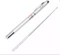 5 In 1 Laser Light Pen With Torch, Pointer, Magnet, Antenna And Ballpoint Pen With Metal Box - Fountain Pen. 