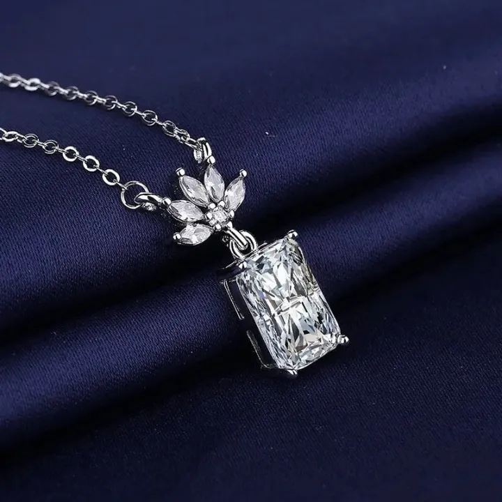 925%20Sterling%20Silver%20Necklace%20For%20Women%20Round%20Pendent%20Sparkling%20Pave%20CZ%20Necklace%20Fashion%20Anniversary%20Birthday%20Jewelry%20Gifts%20N755%20-%20Image%203