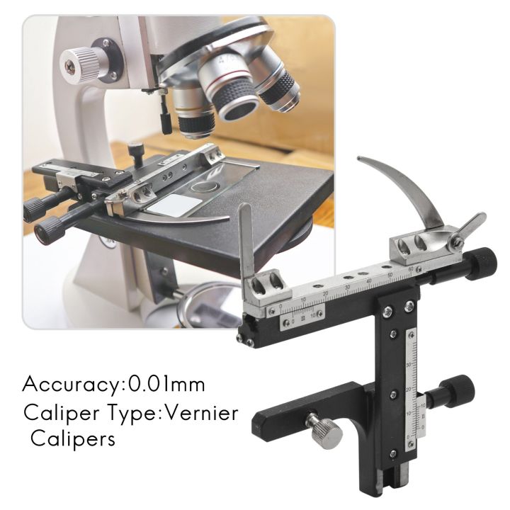 Microscope%20Attachable%20Mechanical%20Stage%20X-Y%20Caliper%20Vernier%20With%20Scale%20-%20Image%205