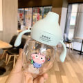 Cute Cartoon Children Straw Bottle Portable Leakproof Anti-choking Water Cup 280ml Large Capacity Baby Infant Learning Training Drinking Bottle.