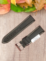 Muslin PU Leather Strich Belt Strap Only 24 mm - Black White.
