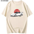 Men tshirt Mazda RX7 printed short leeve T shirts Harajuku Japanese car fans racing race tee shirt JDM automobile culture. 