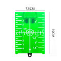 Vertical/Horizontal Laser Level Target Card Red/Green Line Beam Distance Plate Measurement Tools. 