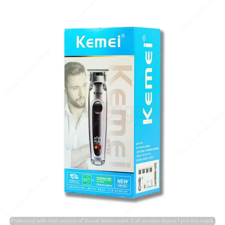 KEMEI%20KM-2261%20Hair%20Beard%20Shaver%20High%20Quality%20Professional%20Men's%20Trimmer%20-%20Image%209