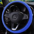 【 Honda Leather Car Steering Wheel Cover Manibela Civic BRIO City Accord Jazz CRV FS008. 