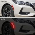 2Pcs Car Wheel Eyebrow Universal Anti Scratch Reflective Warning Glossy Car Protector Wheel Stickers. 