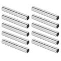 10pcs Aluminum Round Tube 50mm Length 8mm OD 6mm Inner Dia Seamless Tubing 6100. 