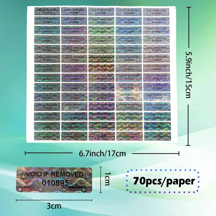 holographic%20sticker%20security%20seals%20tamper%20proof%20labels%20with%20Unique%20serial%20number%20safe%20warranty%20sticker%20void%20seal%201x3%20cm%20silver%20-%20Image%204