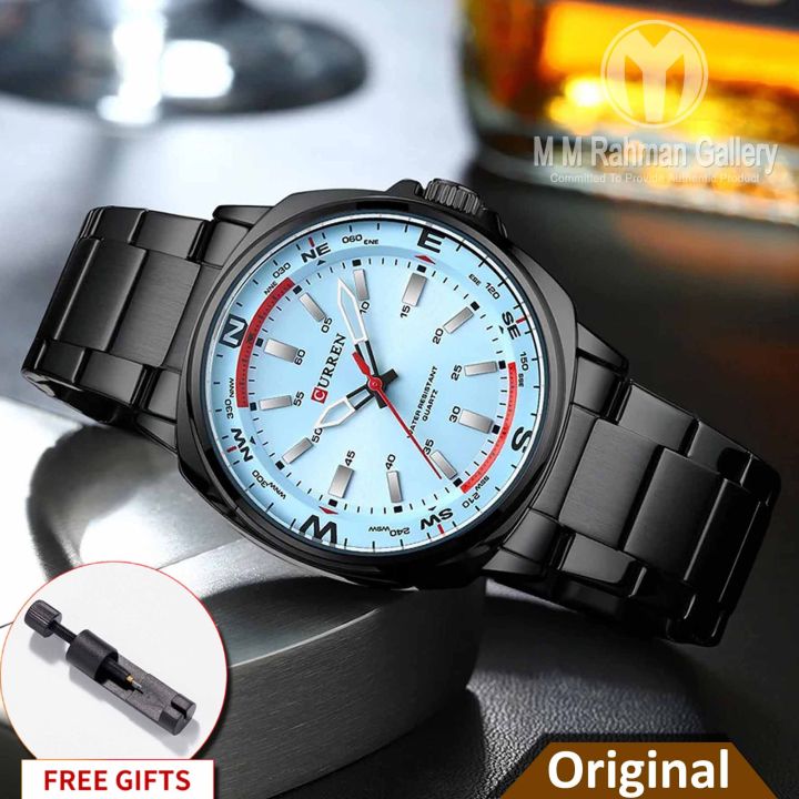 CURREN%208455%20Luminous%20Stainless%20Steel%20Quartz%20Watch%20For%20Men%20-%20Image%202