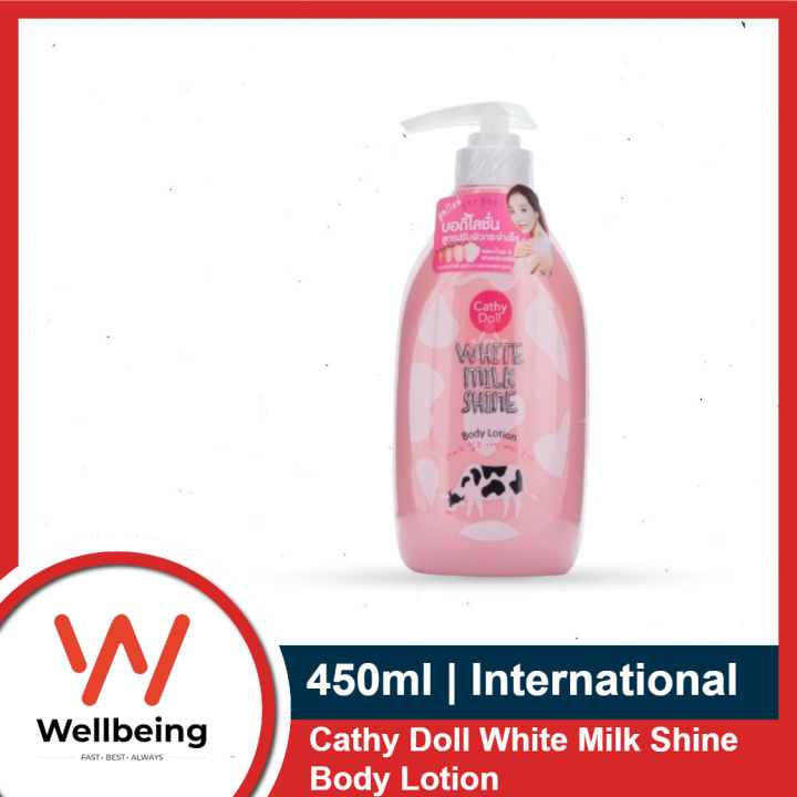 Cathy Doll White Milk Shine Body Lotion 450ml | International