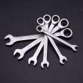 Harden 7Pcs Fixed Combination Gear Spanner Set, Metric Ratcheting Wrench Ring n Open End Ratchet Spanner Set 540117.