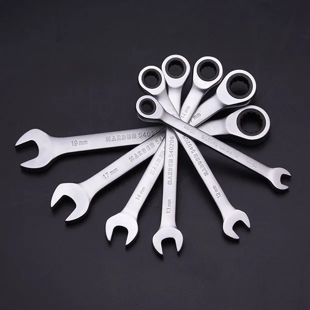 Harden%207Pcs%20Fixed%20Combination%20Gear%20Spanner%20Set,%20Metric%20Ratcheting%20Wrench%20Ring%20n%20Open%20End%20Ratchet%20Spanner%20Set%20540117%20-%20Image%205